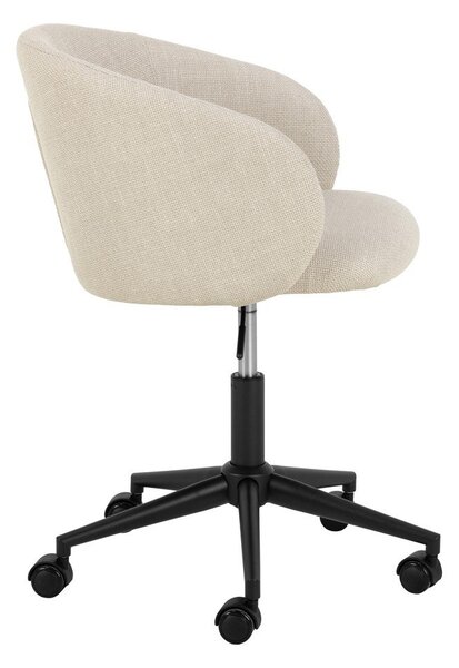 Sedia da ufficio beige Eleanor – Actona