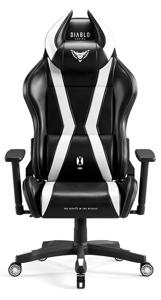 Sedia da gaming Diablo X-Horn 2.0 Normal Size, Nero-Bianco