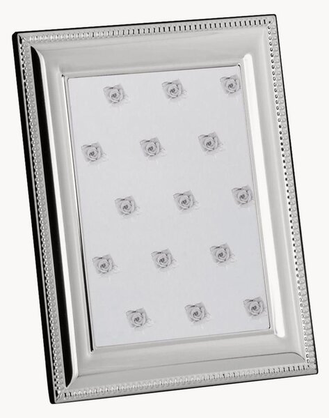 Cornice portafoto placcata in argento Sylke