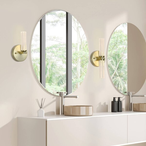 Searchlight Applique da parete Aberdeen, dimmerabile, Ottone / Oro, Bagno, Metallo, Applique