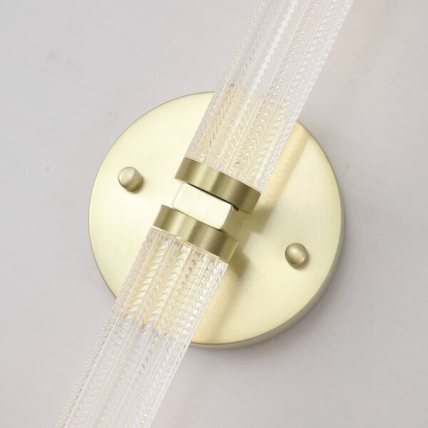 Searchlight Applique da parete Aberdeen, dimmerabile, Ottone / Oro, Bagno, Metallo, Applique