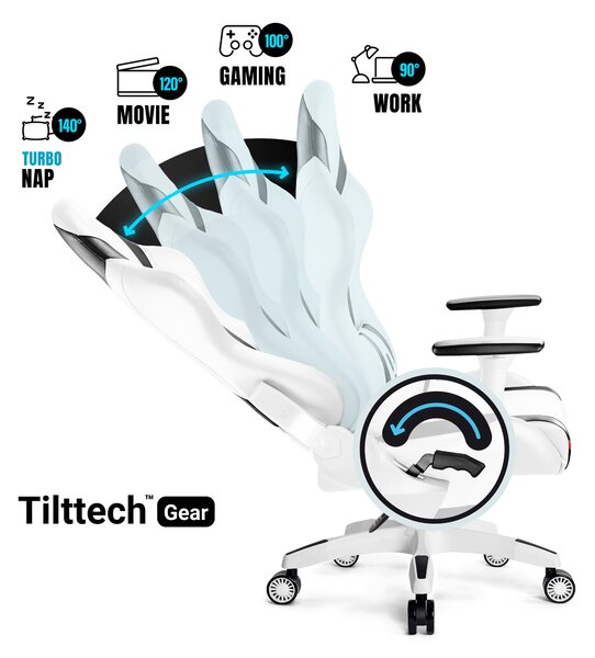 Sedia da gaming Diablo X-Horn 2.0 Normal Size: Bianco Nero