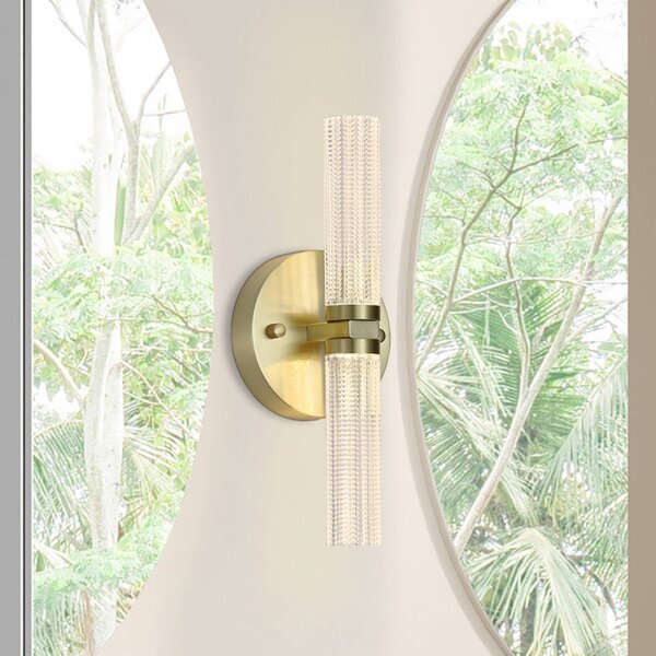 Searchlight Applique da parete Aberdeen, dimmerabile, Ottone / Oro, Bagno, Metallo, Applique