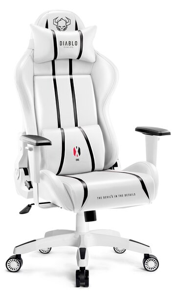 Sedia da gaming Diablo X-One 2.0 King Size: Bianco-Nero