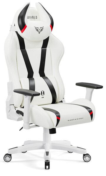 Sedia da gaming Diablo X-Horn 2.0 King Size: bianco-nero