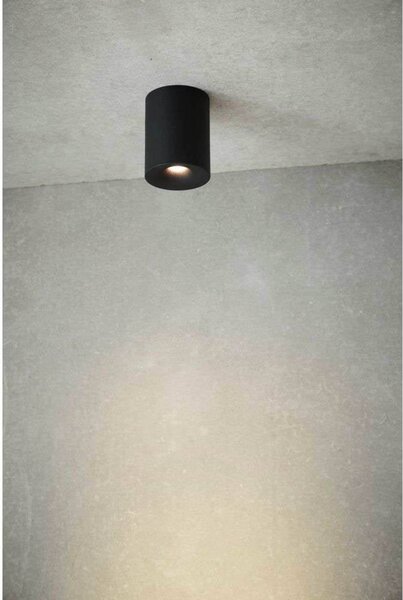 LOOM DESIGN plafoniera LED Nyx, nera, IP54 dimmerabile, Nero, Bagno, Alluminio, Moderno, Plafoniere LED
