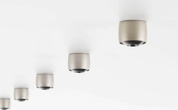 LOOM DESIGN Plafoniera a LED Air, dimmerabile, Alluminio / Grigio / Zincato, Soggiorno / Sala da pranzo, Alluminio, Moderno, Plafoniera LED