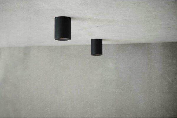 LOOM DESIGN plafoniera LED Nyx, nera, IP54 dimmerabile, Nero, Bagno, Alluminio, Moderno, Plafoniere LED