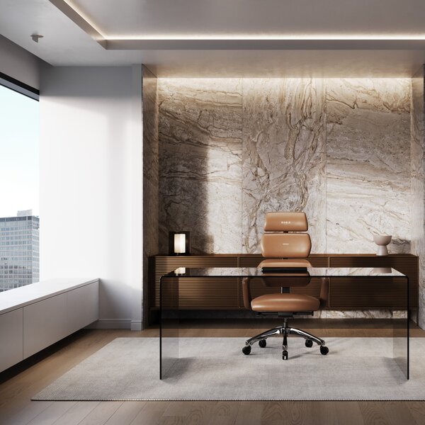 Sedia da scrivania Diablo V-Modular: Sugar Brown