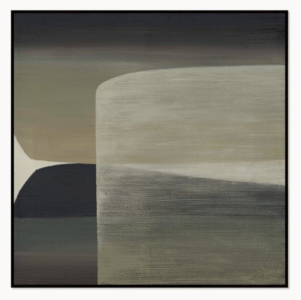 Quadro dipinto a mano con cornice in legno Kubrick