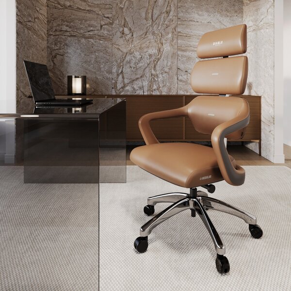 Sedia da scrivania Diablo V-Modular: Sugar Brown