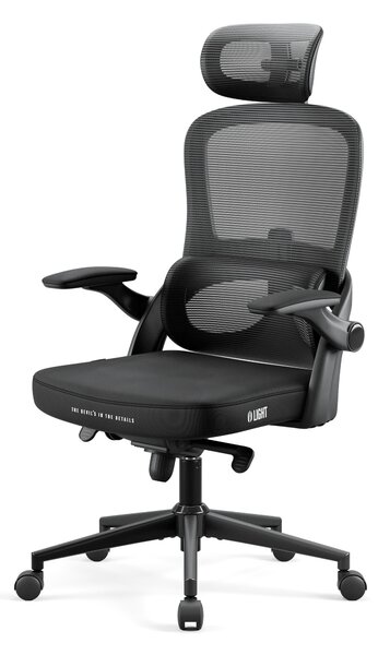 Sedia da ufficio ergonomicaDiablo V-Light: nera