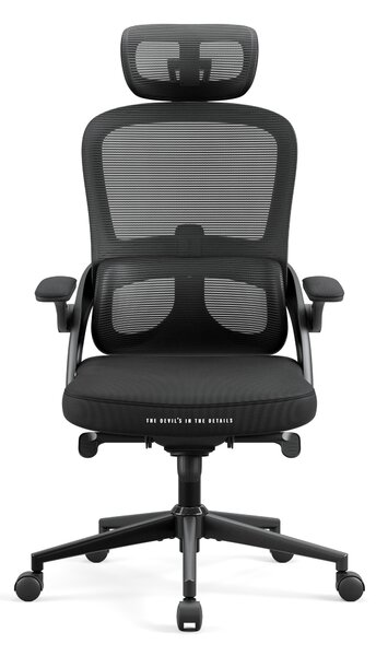 Sedia da ufficio ergonomicaDiablo V-Light: nera