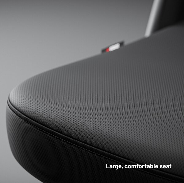 Sedia da ufficio ergonomicaDiablo V-Light: nera