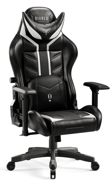 Sedia gaming Diablo X-Ray 2.0 Small Size, Bianco e nero