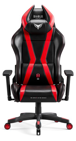 Sedia da scrivania Diablo X-Horn 2.0 Small: Nero-Rosso