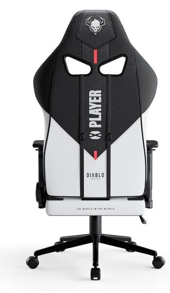 Sedia In Tessuto Diablo X-layer 2.0 Small, Bianco E Nero