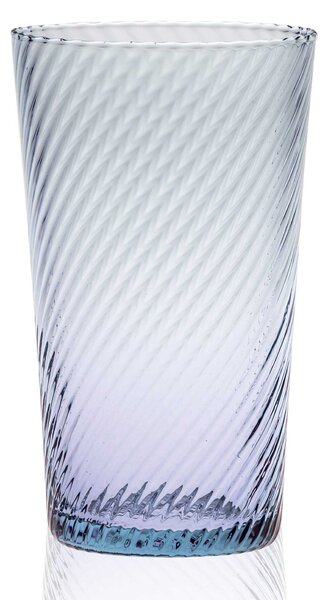 Ves Design Bicchieri alti 2Pz in vetro trasparente Aria Vetro Azzurro