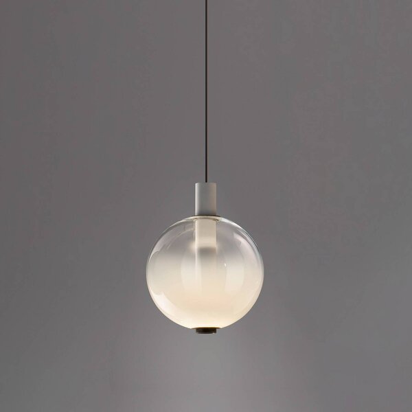 OLEV Lampada a sospensione in vetro Beam Stick Nuance, dimmerabile, Bianco / Opale, Soggiorno / Sala da pranzo, Vetro, Design, Lampada a sospensione
