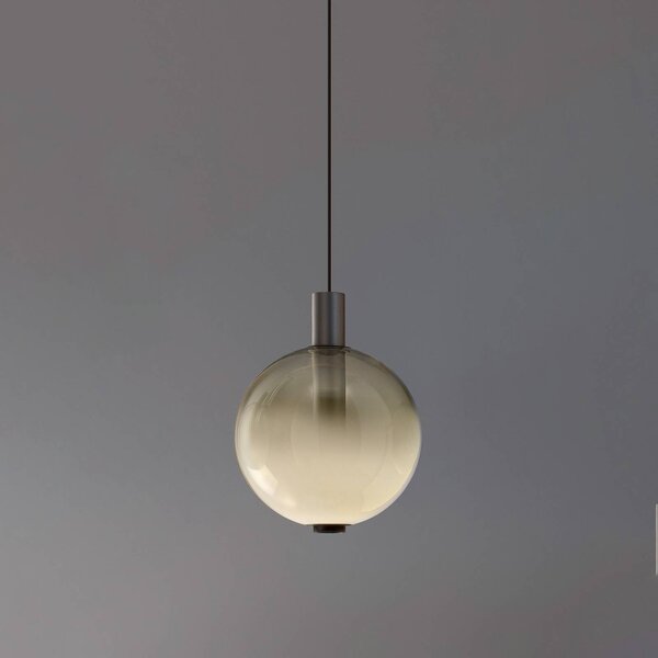 OLEV Lampada a sospensione in vetro Beam Stick Nuance, dimmerabile, Alluminio / Grigio / Zincato, Soggiorno / Sala da pranzo, Vetro, Design, Lampada a sospensione