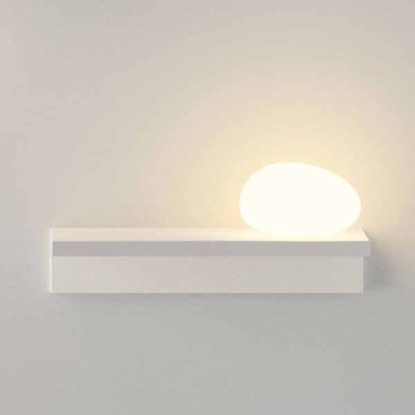 Vibia Applique da parete a LED Suite, Bianco / Opale, Soggiorno / Sala da pranzo, Plastica, Design, Applique a LED