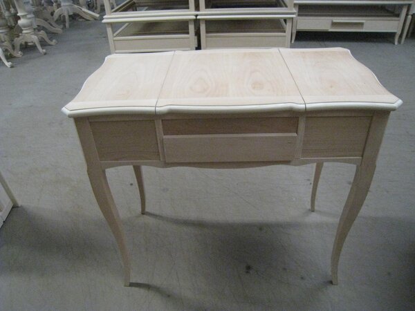 Consolle toilette da trucco legno bassano 89x49x78