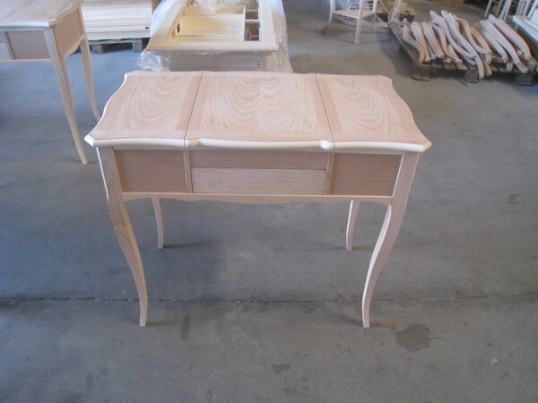 Consolle toilette da trucco legno bassano 89x49x78
