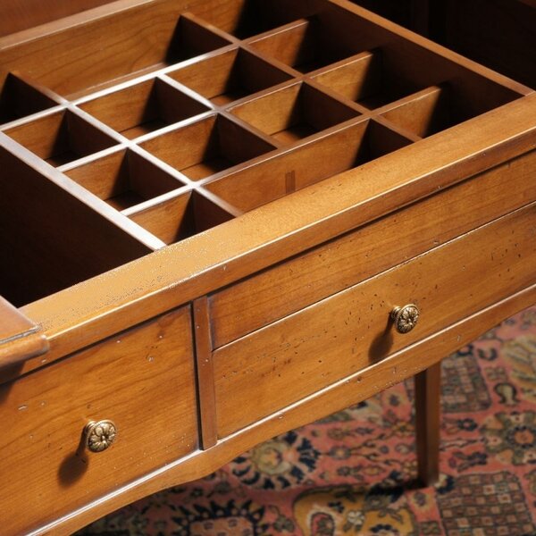 Consolle toilette da trucco legno bassano 89x49x78