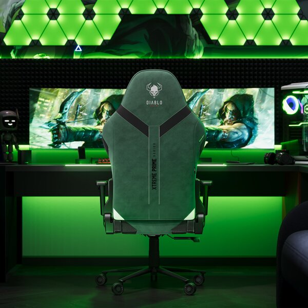 Sedia gaming verde Normal Size: Diablo X-One Prime Forest Green
