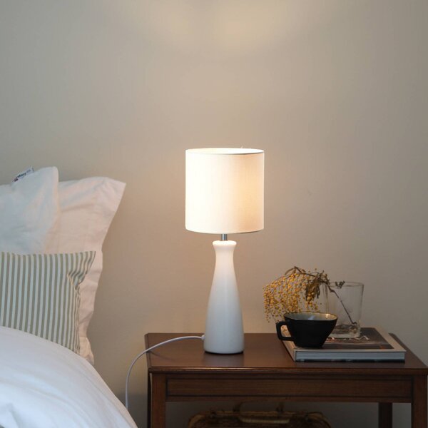 Markslöjd Lampada da tavolo Birillo, Bianco / Opale, Soggiorno / Sala da pranzo, Ceramica, Moderno, Lampada da tavolo