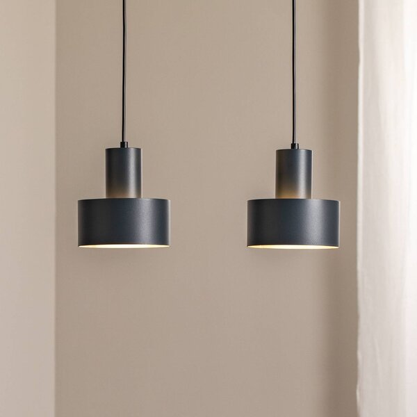 Lampada a sospensione Rif 2 SIGMA, dimmerabile, Nero, Soggiorno / Sala da pranzo, Metallo, Moderno, Lampada a sospensione