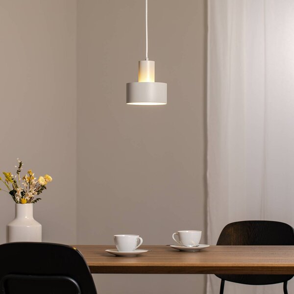 Lampada a sospensione Rif S SIGMA, dimmerabile, Crema / Ambra, Soggiorno / Sala da pranzo, Metallo, Moderno, Lampada a sospensione