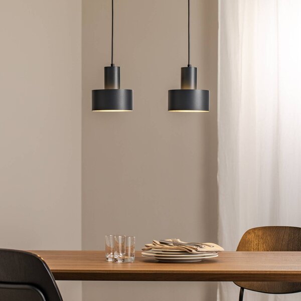 Lampada a sospensione Rif 2 SIGMA, dimmerabile, Nero, Soggiorno / Sala da pranzo, Metallo, Moderno, Lampada a sospensione