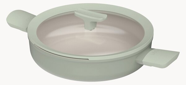 Padella in alluminio con rivestimento antiaderente e coperchio Balance