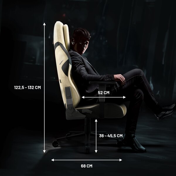 Sedia Da Gaming Diablo X.One Prime Broken Gold Normal Size