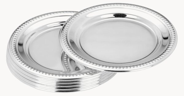 Set di 6 piattini da dessert placcati in argento Sonnenberg