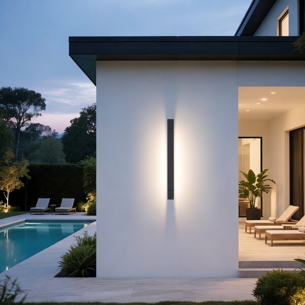 Brilagi - Applique da esterno a LED AQUA LINE LED/18W/230V 60 cm IP44 antracite CRI 90