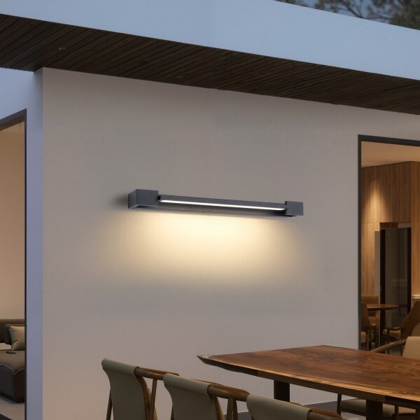Brilagi - Applique da esterno a LED AQUA LINE LED/18W/230V 60 cm IP44 antracite CRI 90