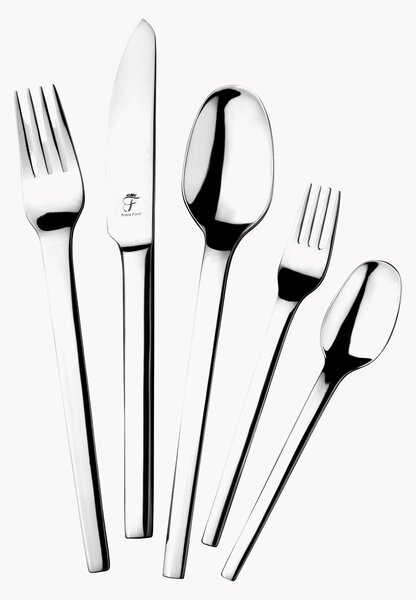 Set di 83 posate in acciaio inox lucido Karat, 12 persone