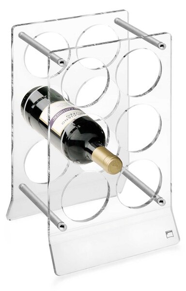 Giannini Cantinetta da tavolo per bottiglie in plexiglass -
