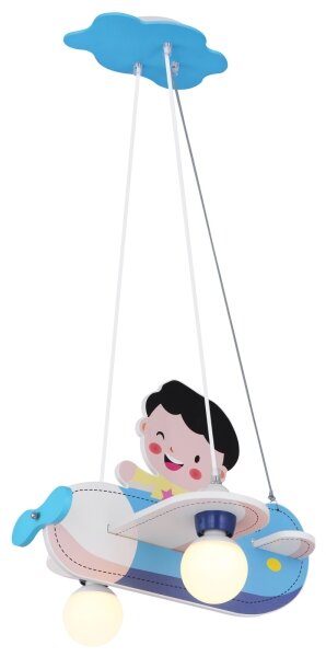 Globo 15727 - Lampadario per bambini KITA 2xE27/40W/230V