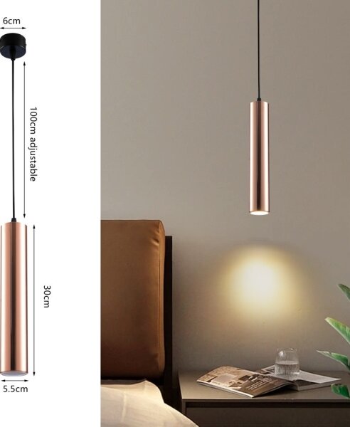 Immax NEO 08306L - Sospensione a cavo PUNTO 1xGU10/9W/230V oro rosa