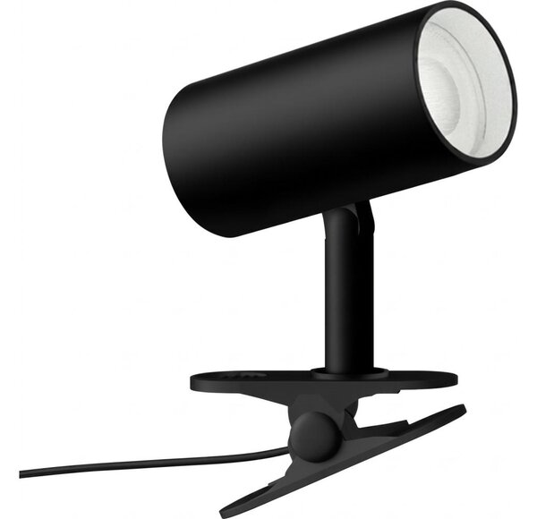 Immax NEO 08291L - Lampada a morsetto PUNTO 1xGU10/9W/230V nera