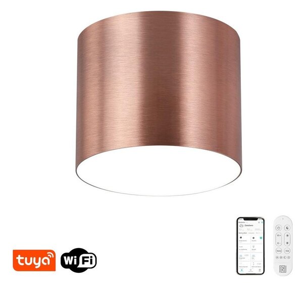 Immax NEO 07320L - Plafoniera LED dimmerabile RONDATE 32W/230V 16,5 cm Wi-Fi Tuya rosa