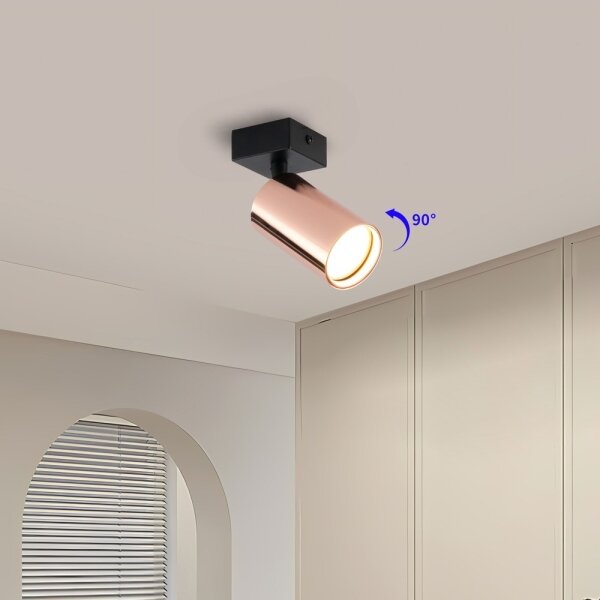 Immax NEO 08301L - Faretto PUNTO 1xGU10/9W/230V oro rosa