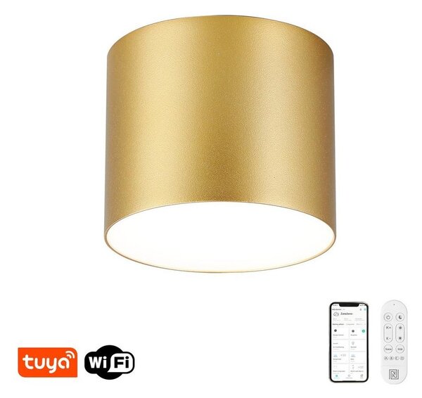 Immax NEO 07318L - Plafoniera LED dimmerabile RONDATE 32W/230V 16,5 cm Wi-Fi Tuya oro