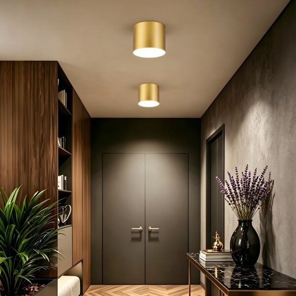 Immax NEO 07318L - Plafoniera LED dimmerabile RONDATE 32W/230V 16,5 cm Wi-Fi Tuya oro