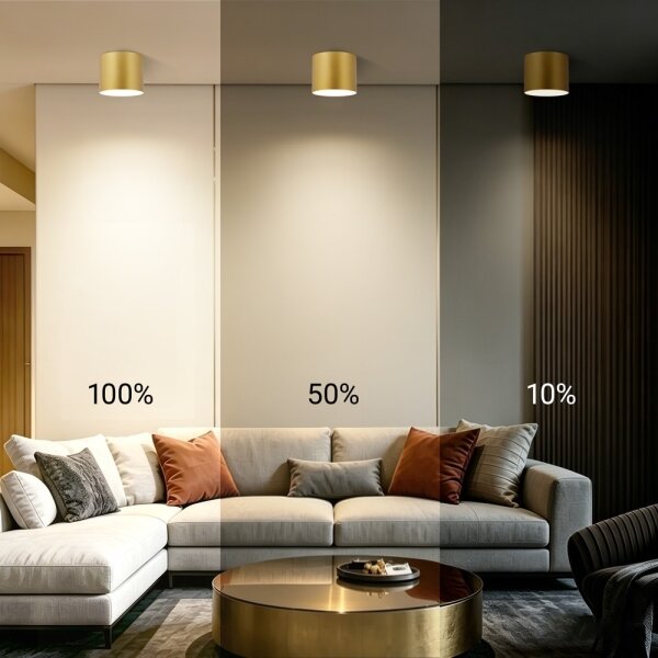 Immax NEO 07318L - Plafoniera LED dimmerabile RONDATE 32W/230V 16,5 cm Wi-Fi Tuya oro