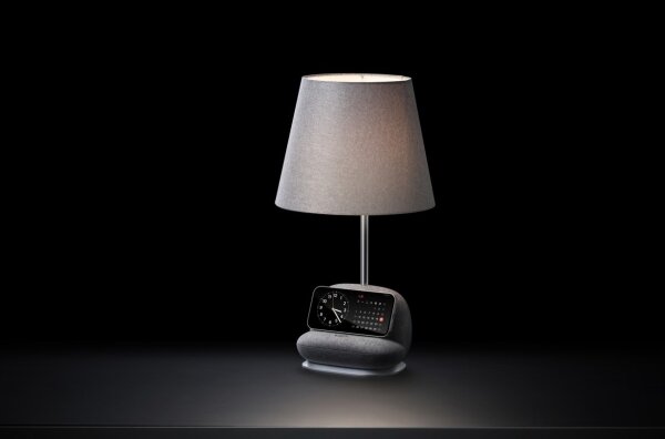 Immax NEO 09109L - Lampada da tavolo LED dimmerabile con ricarica wireless Qi SOFA LED/6W/230V grigia