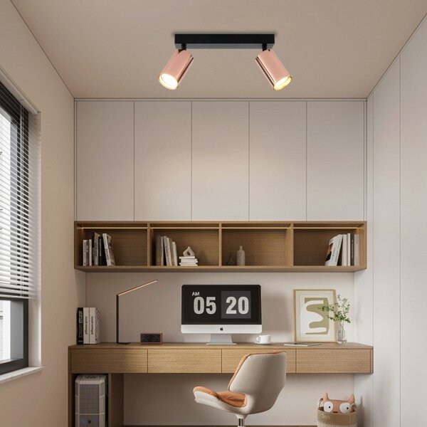 Immax NEO 08302L - Faretto PUNTO 2xGU10/9W/230V oro rosa